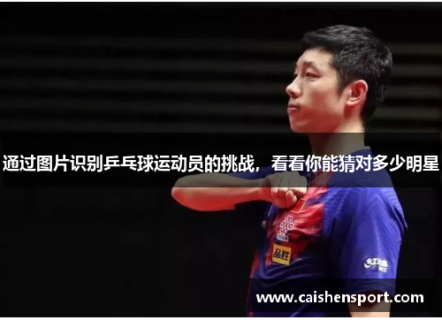 通过图片识别乒乓球运动员的挑战，看看你能猜对多少明星
